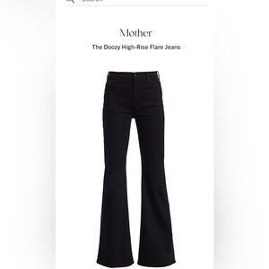 MOTHER Black Flare Jean